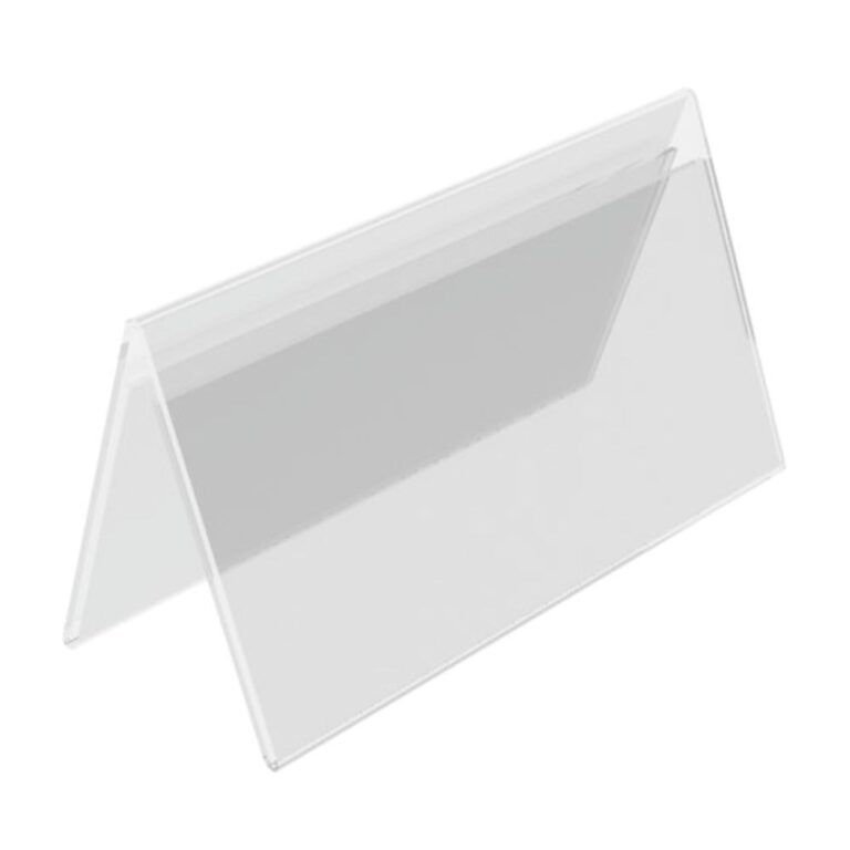 Acrylic Table Tent Sign Holder Ores Display Systems