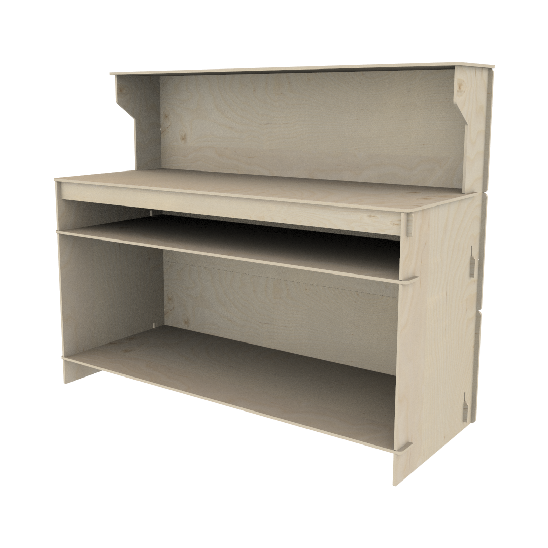 Plywood Welcome Desk 04241 - Image 11