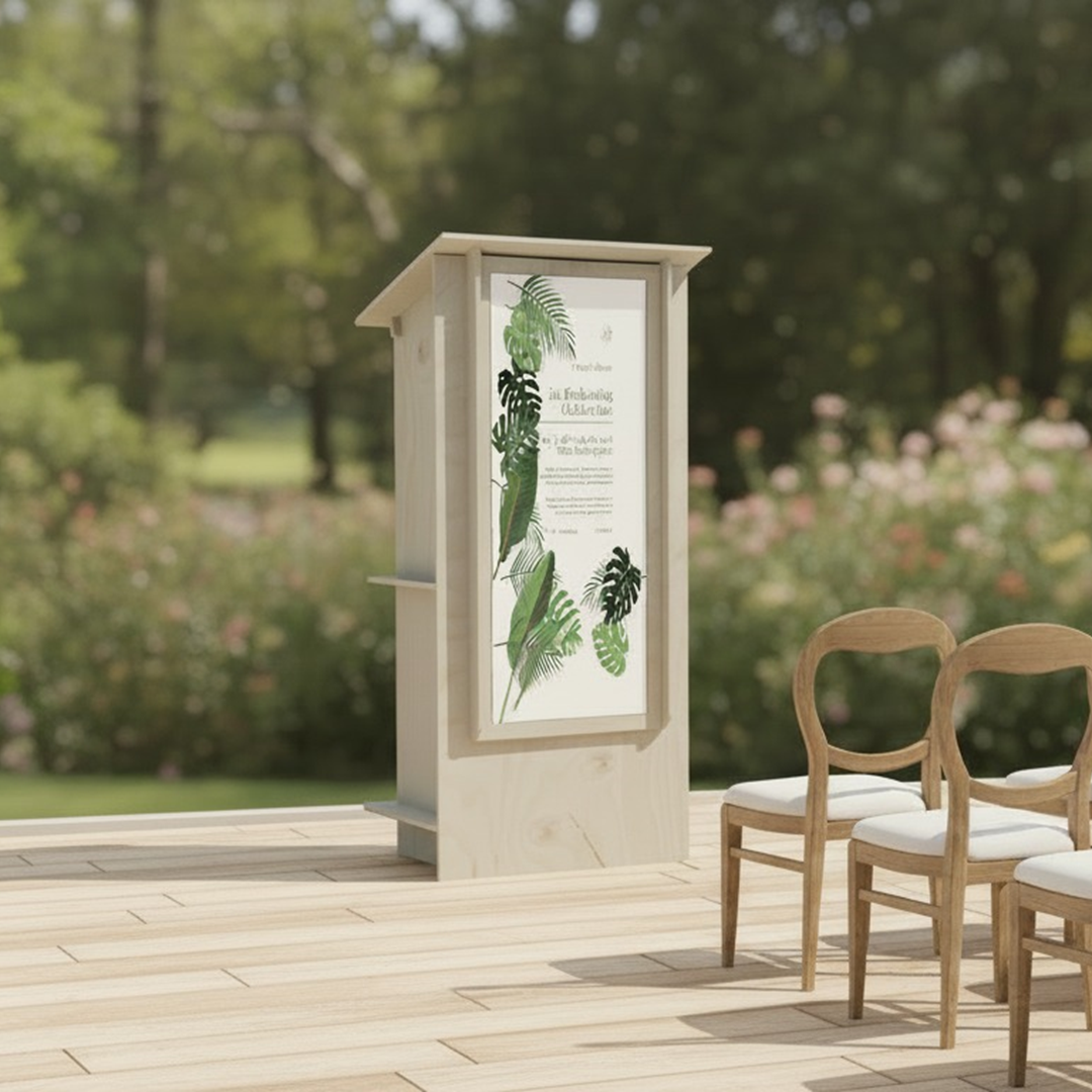 Plywood Lectern Podium 04368 - Image 12
