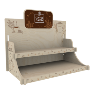 Plywood Countertop Display 04366