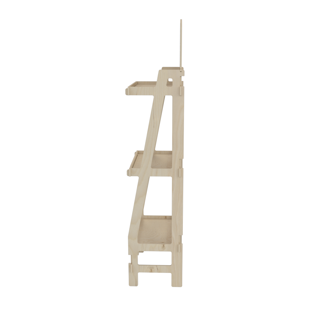 Plywood Display Stand with 3 Shelves (SHELF 3) - Image 7