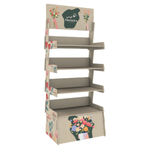Plywood Display Stand with 4 Shelves (SHELF 4)