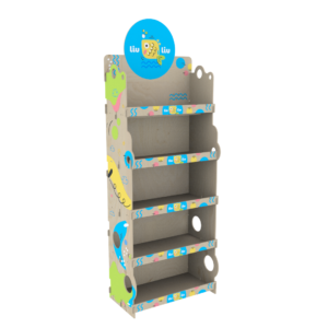 Fun Design Plywood Display Stand with 5 Shelves (FUN)