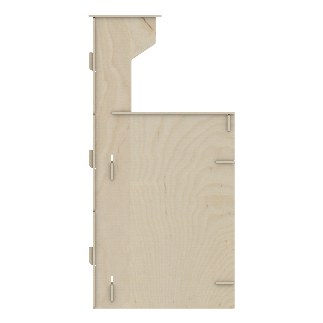 Plywood Welcome Desk 04241 - Image 7