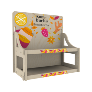 Plywood Countertop Display 04367
