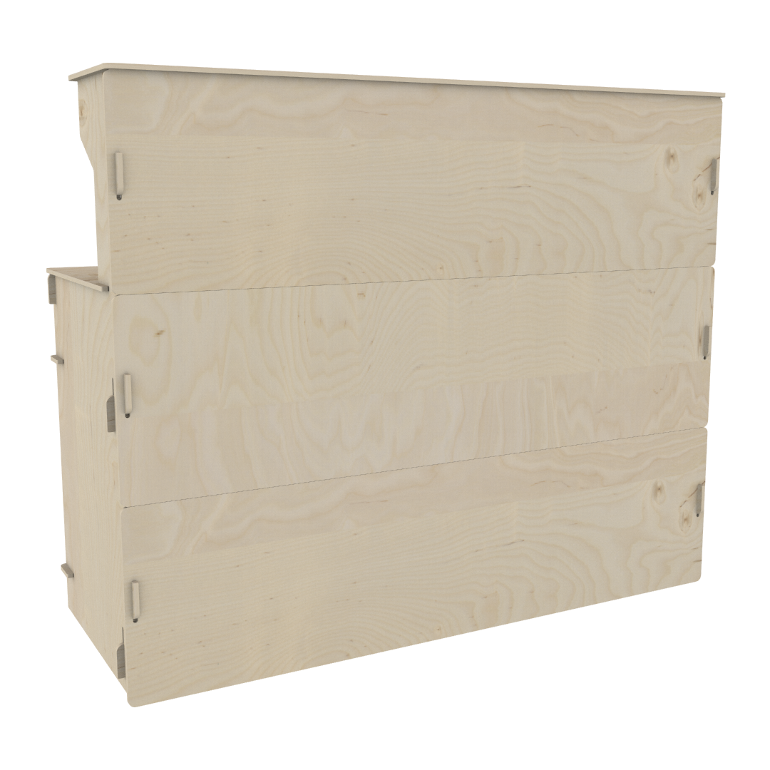 Plywood Welcome Desk 04241 - Image 2