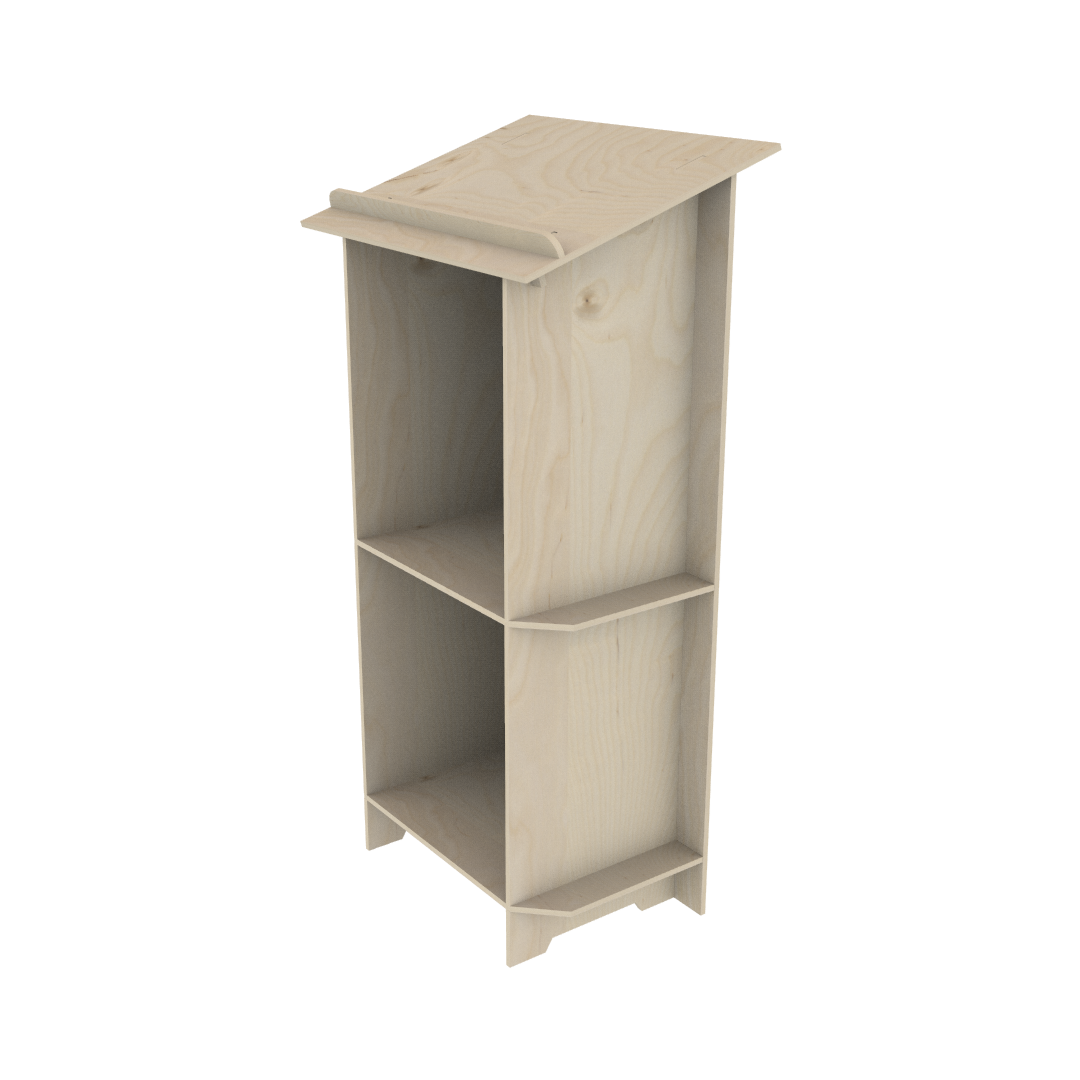 Plywood Lectern Podium 04368 - Image 10