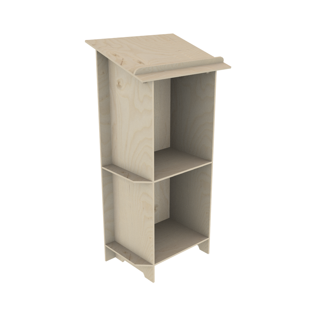 Plywood Lectern Podium 04368 - Image 8