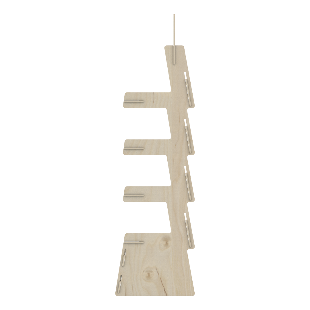 Plywood Display Stand with 4 Shelves (SHELF 4) - Image 9