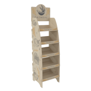 Curved Plywood Display Stand (ARCADE)