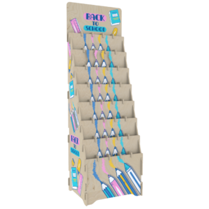 Plywood Display Stand with 40 Compartments (COMPARTMENT 40)
