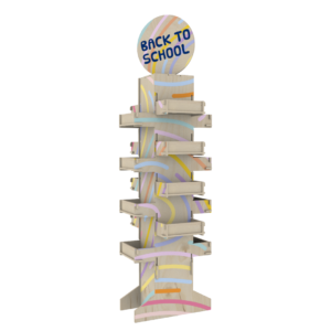 4-Sided Plywood Display Stand (SQUARE)